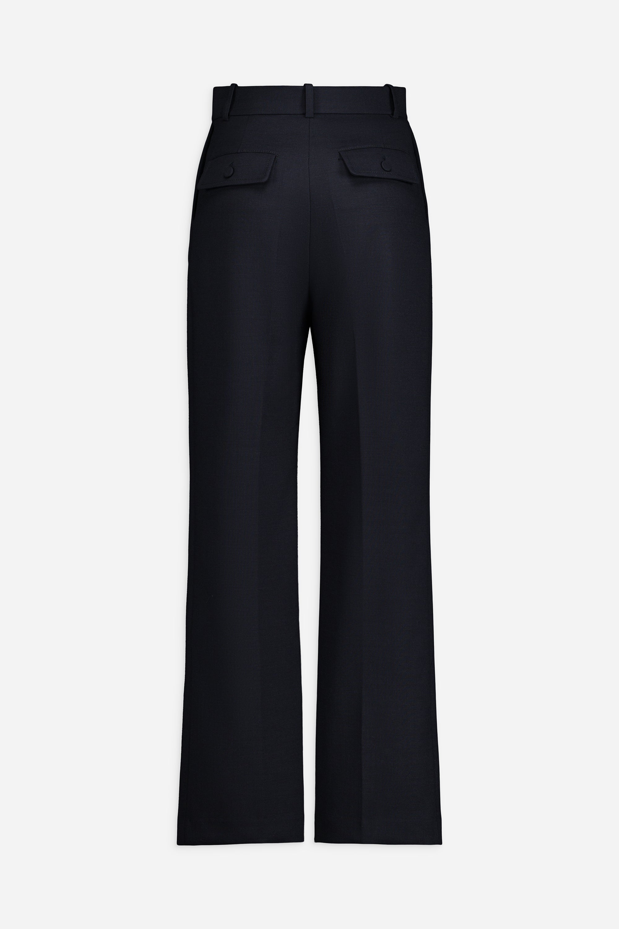 PAUL & JOE Dandy pantalon coupe droite marine boutons recouverts