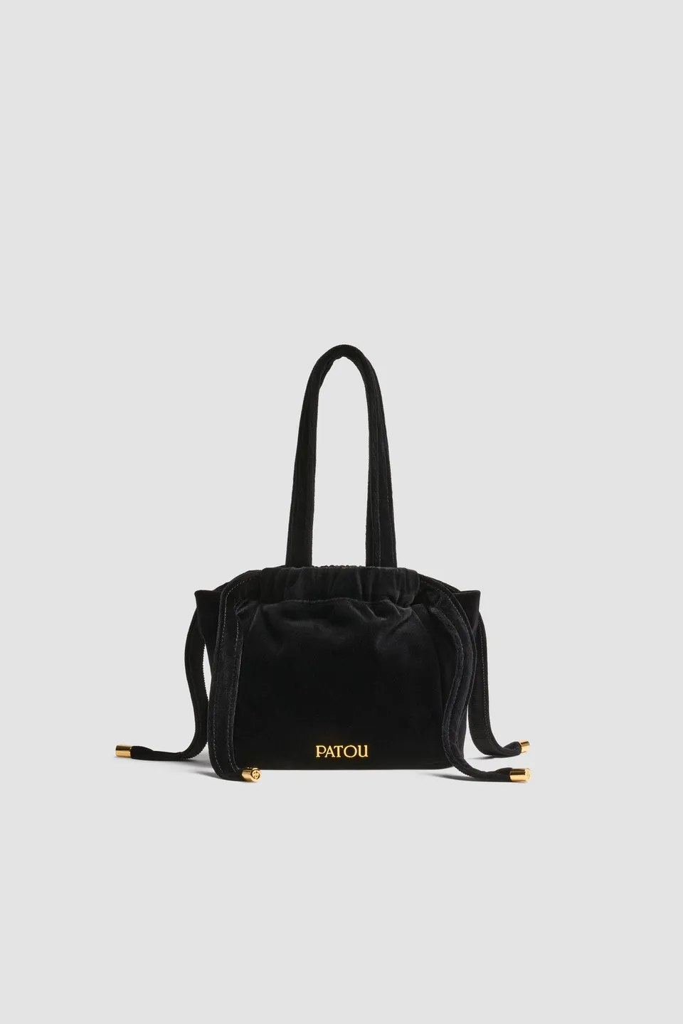 Patou H25AC0740170999B pochette velours coton noir TU