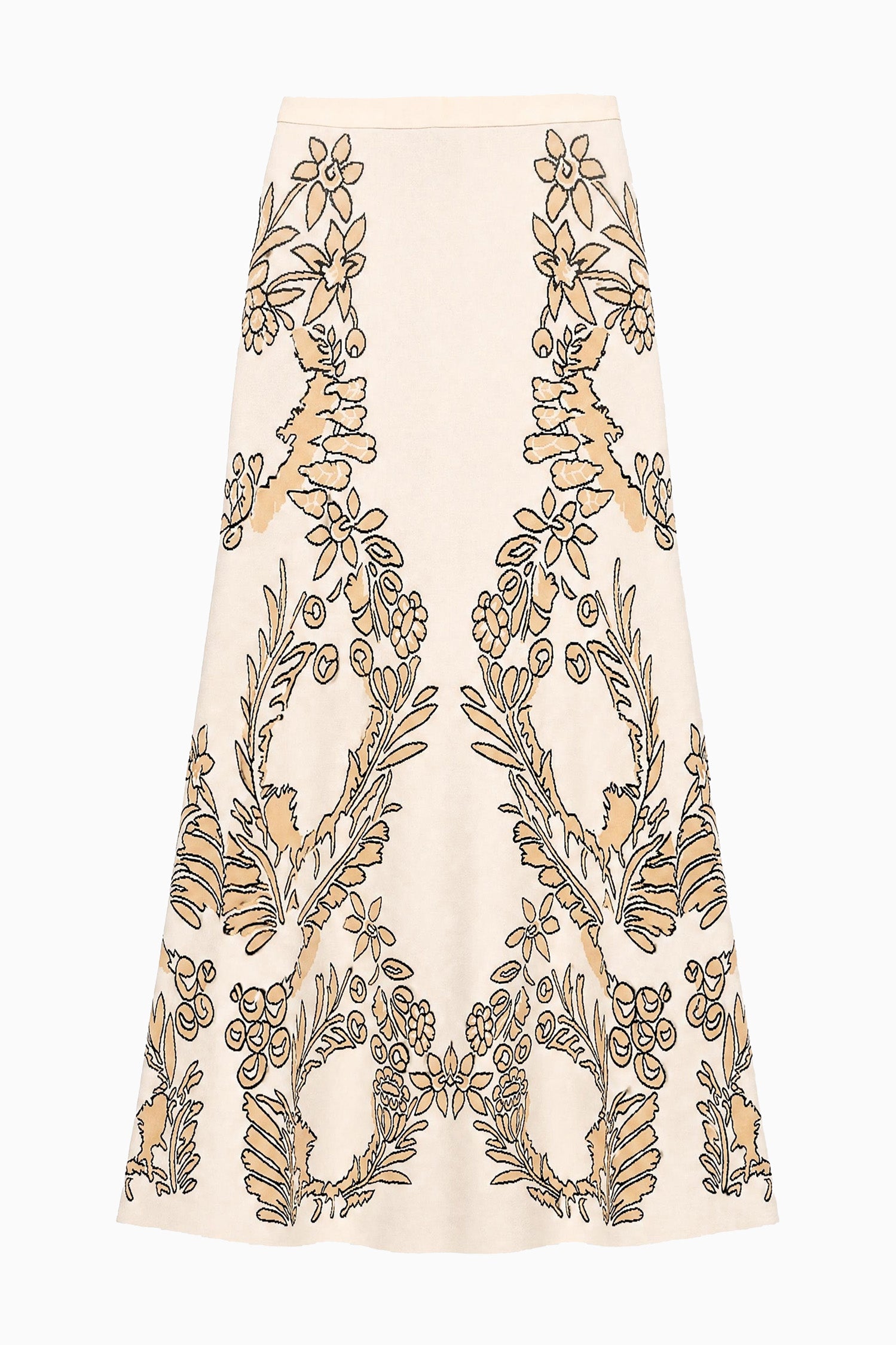 Ulla Johnson Athena FA260766 jupe midi Chamomile fleurie