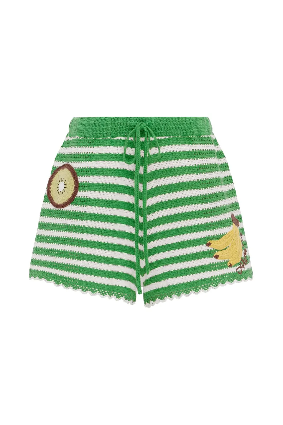 Alemäis Sundae Green short crochet vert taille haute