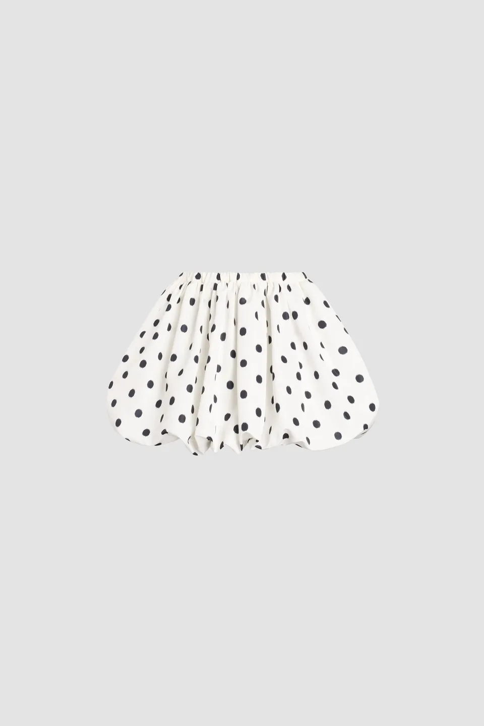 Patou Skirts P26SK11002455964 Mini jupe blanche pois faille