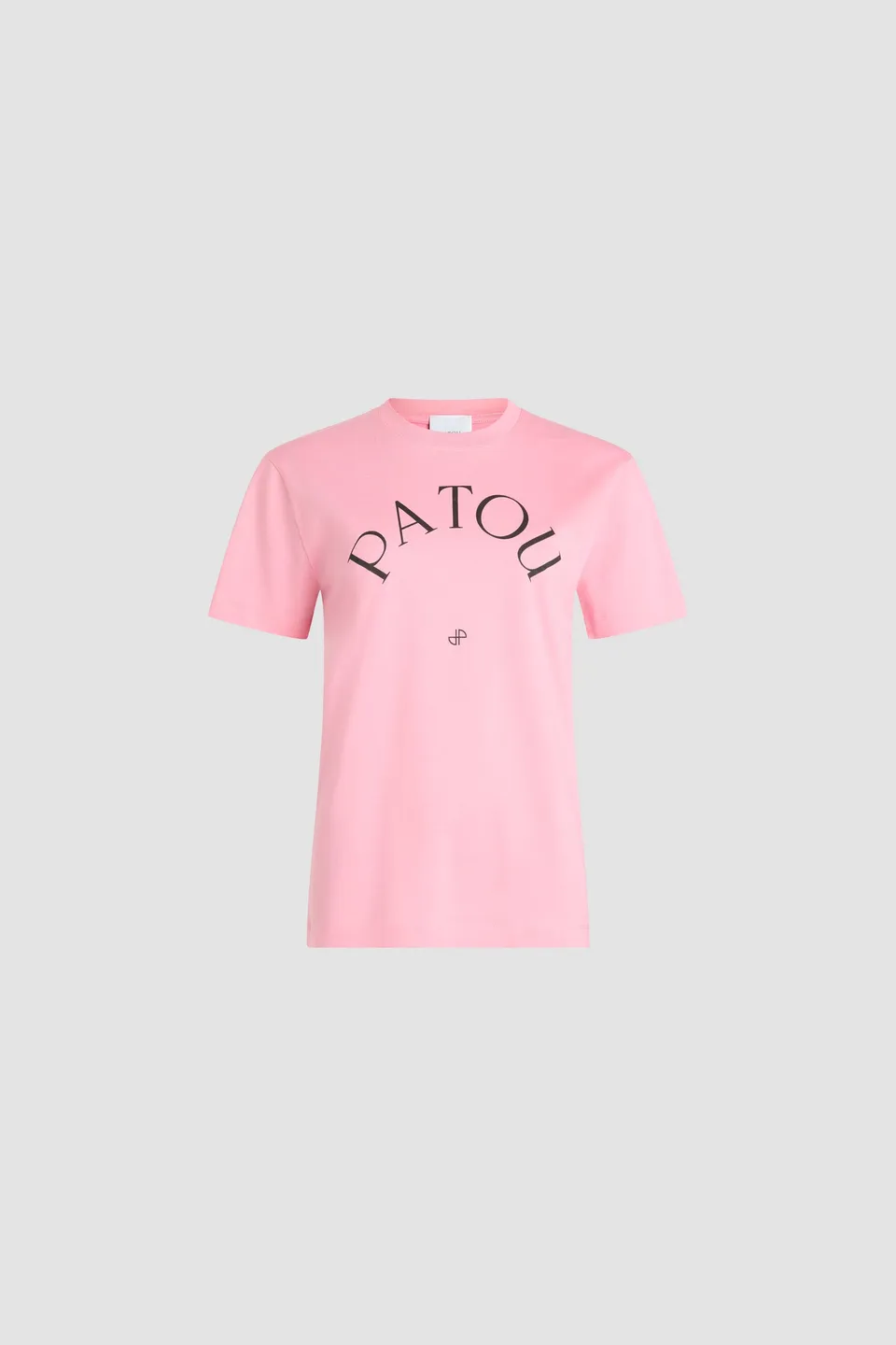 Patou JE136 t-shirt coton bio logo Pink Pearl