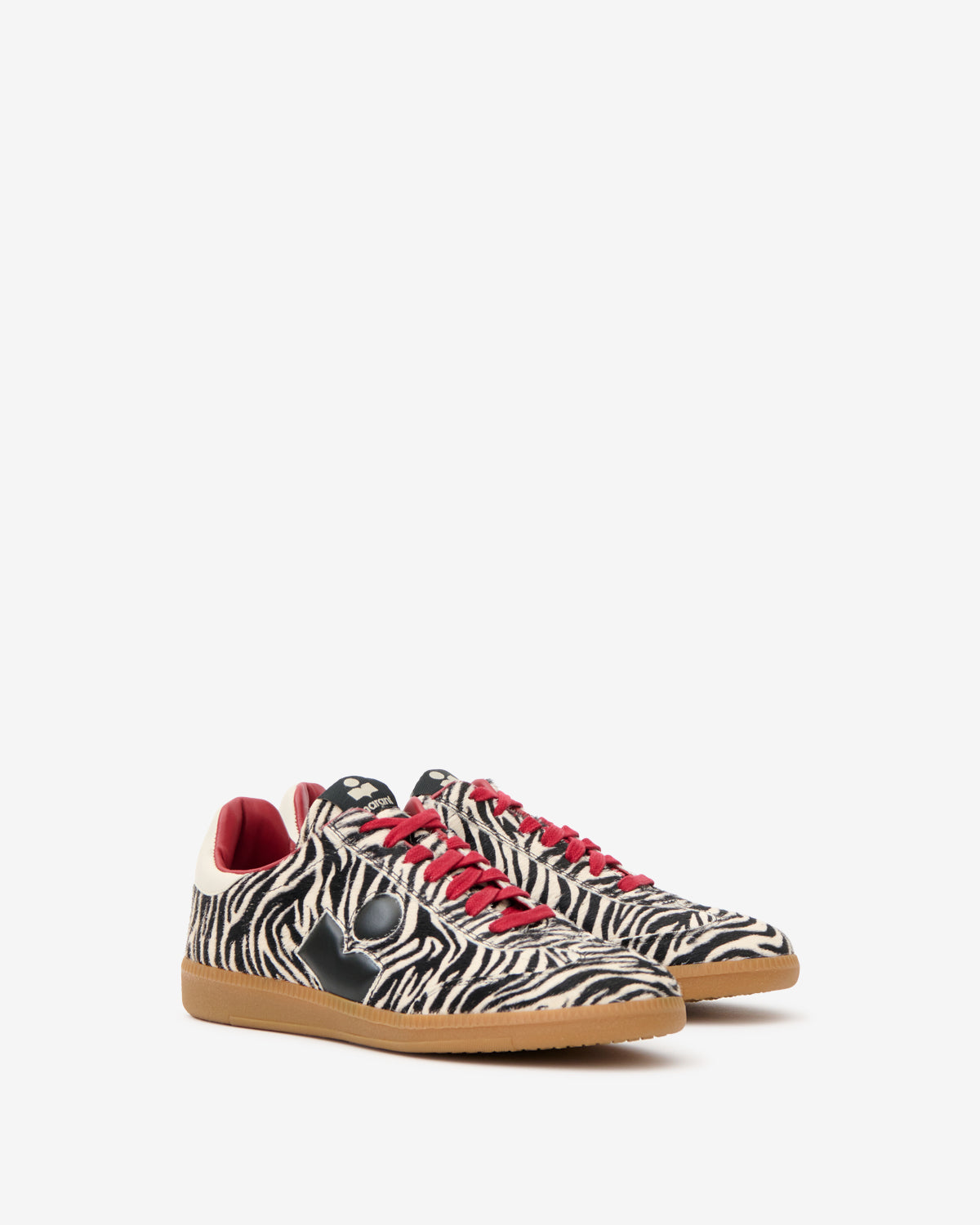 Isabel Marant Bryce baskets basses zèbre pony