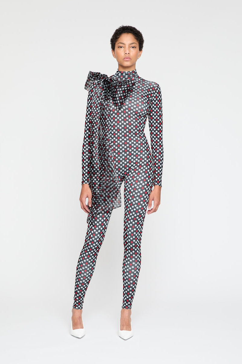 ATU Body Couture Small Dots Combinaison Pois Nœud