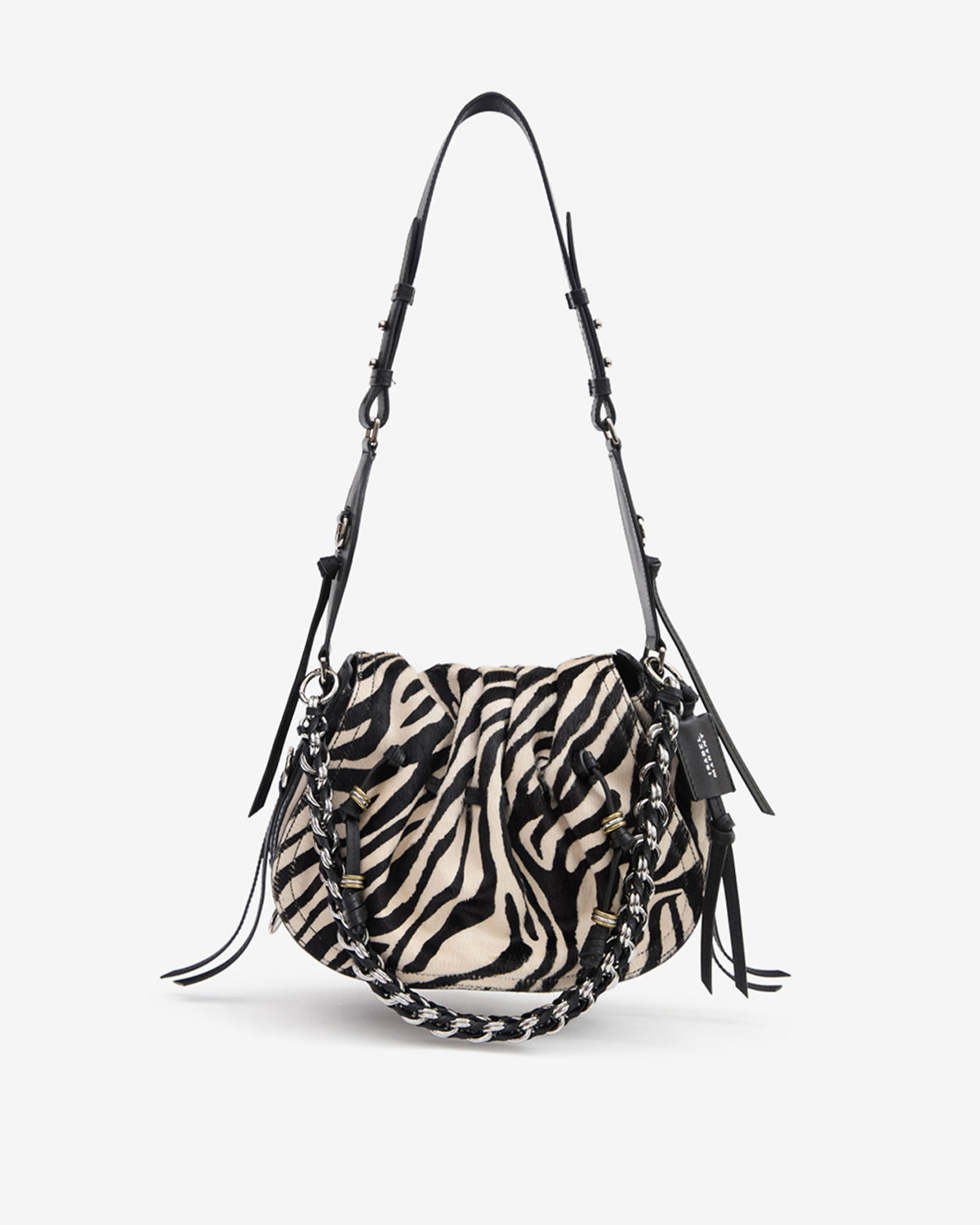Isabel Marant Bolton sac cuir zèbre 24 cm