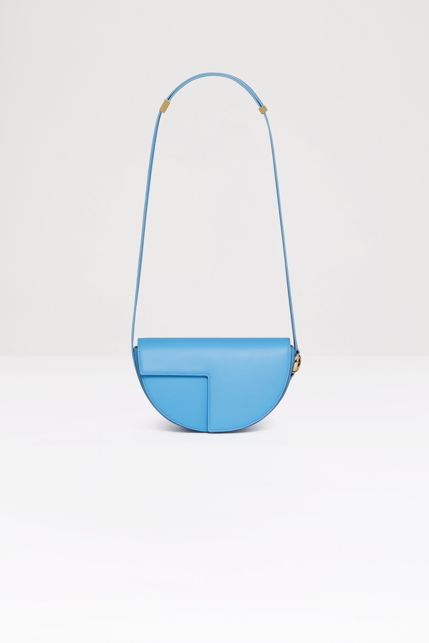 Patou BA001 Sac cuir Blue Lagon Le Patou 25cm
