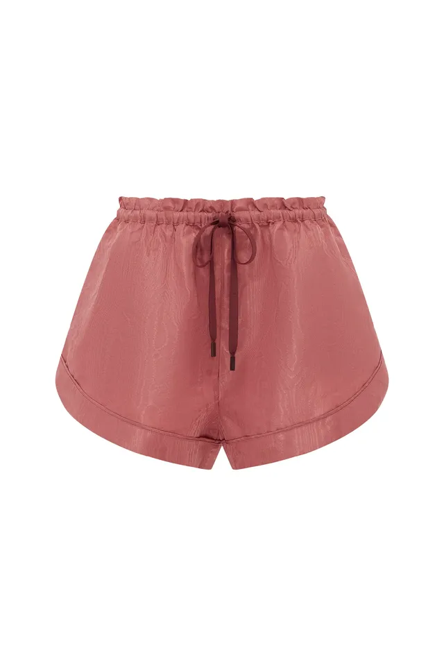 Alemais Abi Short satin jacquard taille 8