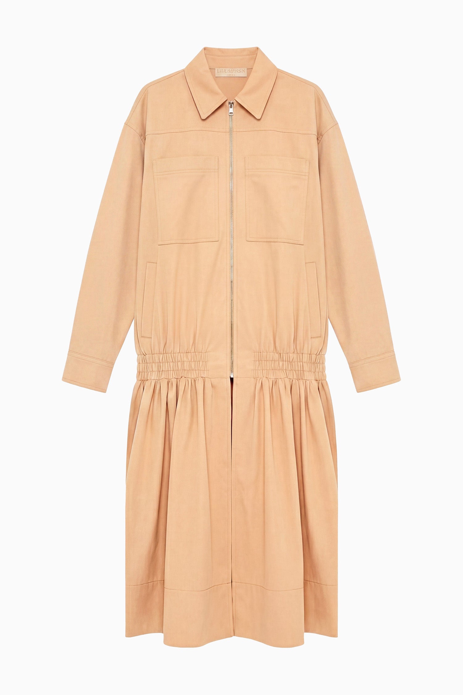 Ulla Johnson Aubrey manteau twill coton Fawn