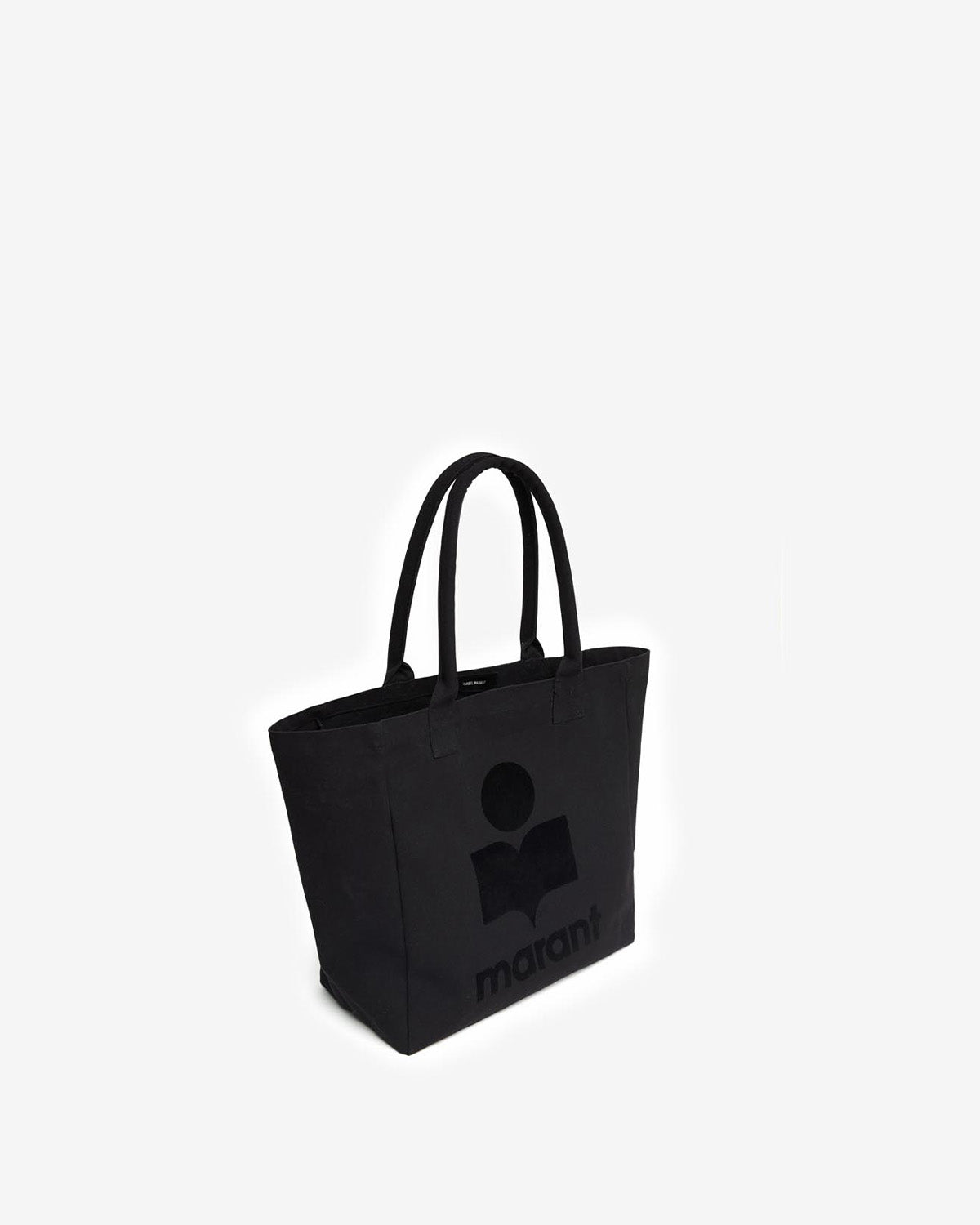 Isabel Marant Yenky Sac cabas noir coton logo