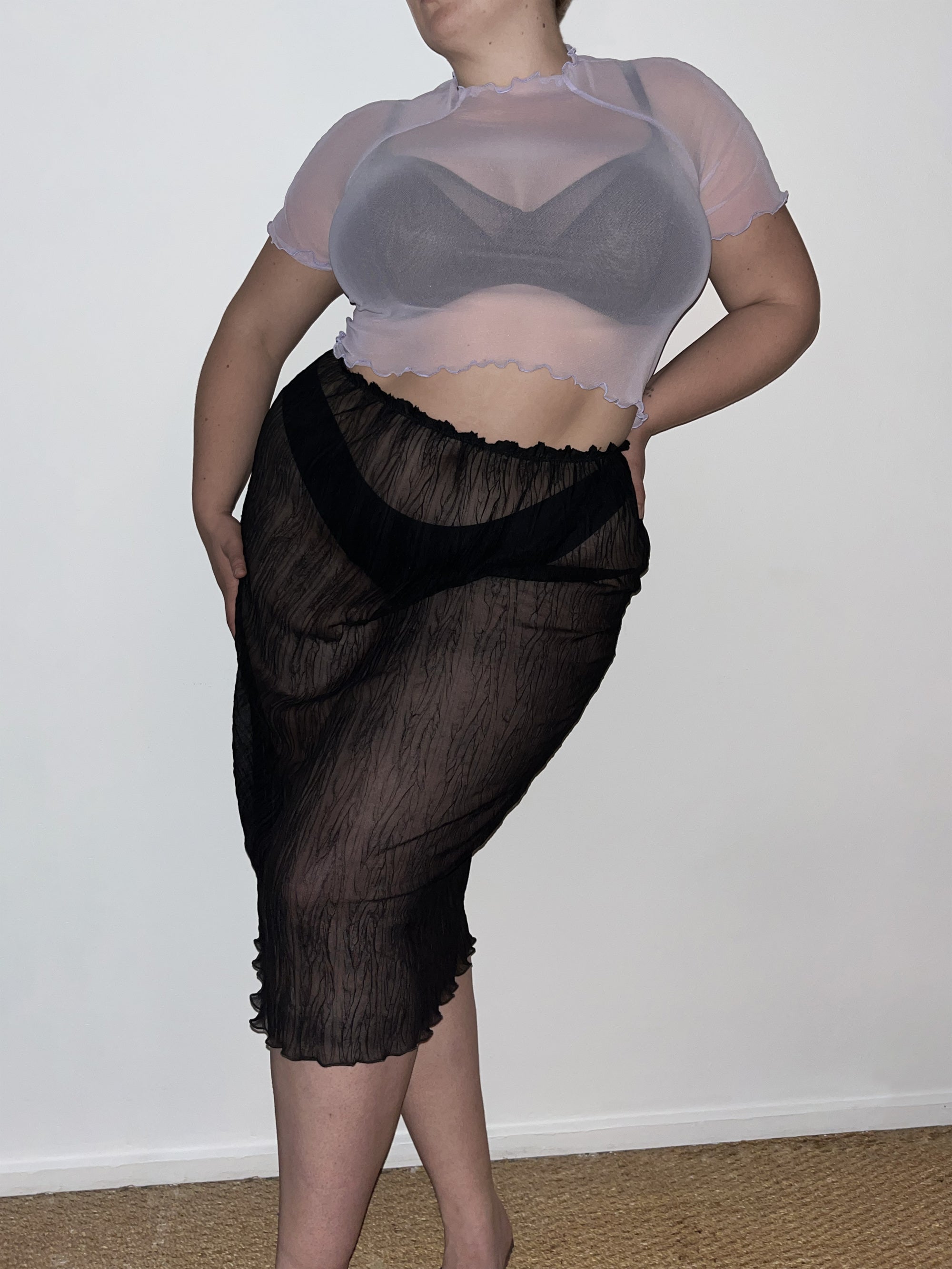 Ester Manas Tops Lavande Easy Top haut lavande transparent