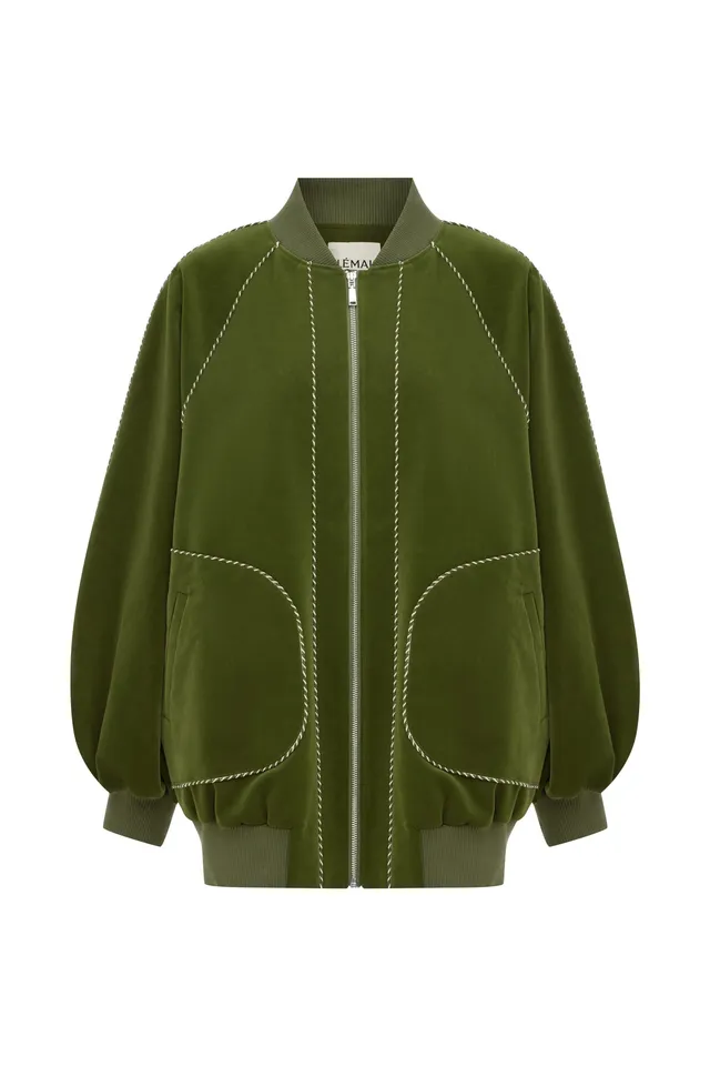 Alemaïs Casey Veste Bomber 10 velours fin doublée