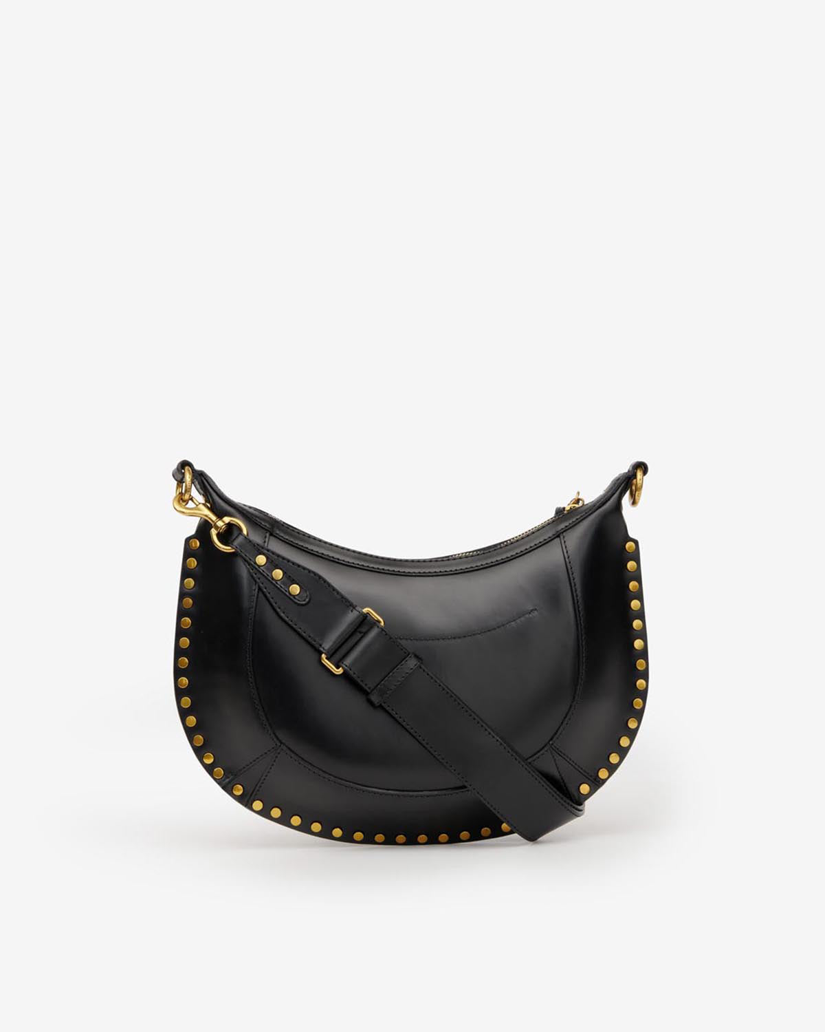 Isabel Marant Naoko sac cuir noir clous 33 cm