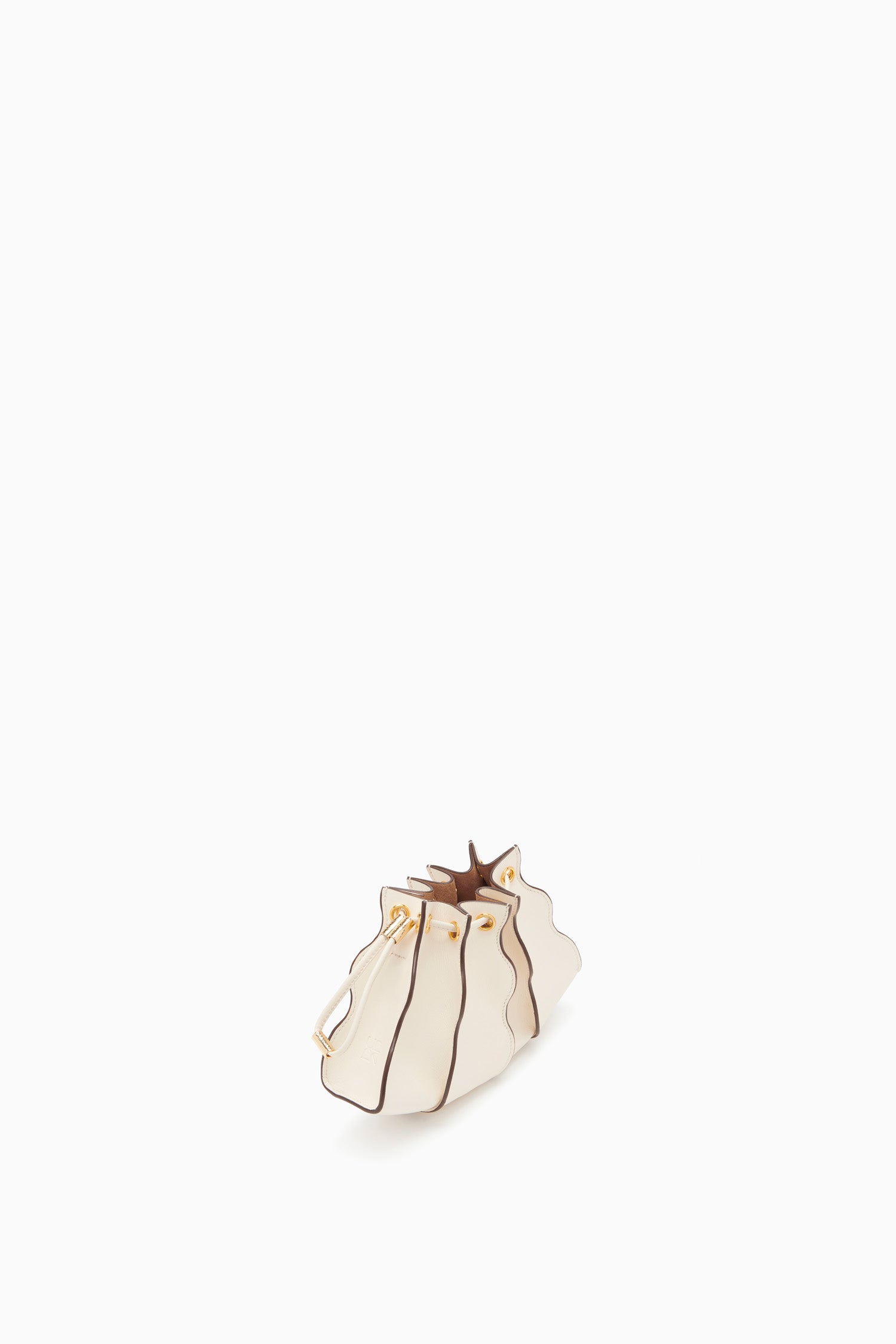 Ulla Johnson Adria sac bandoulière cuir blanc cowrie