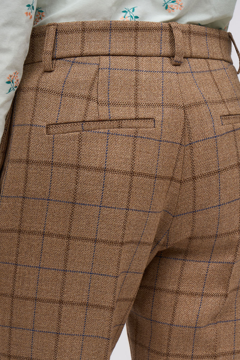 Paul & Joe Bogart Pantalon tweed carreaux 100% laine