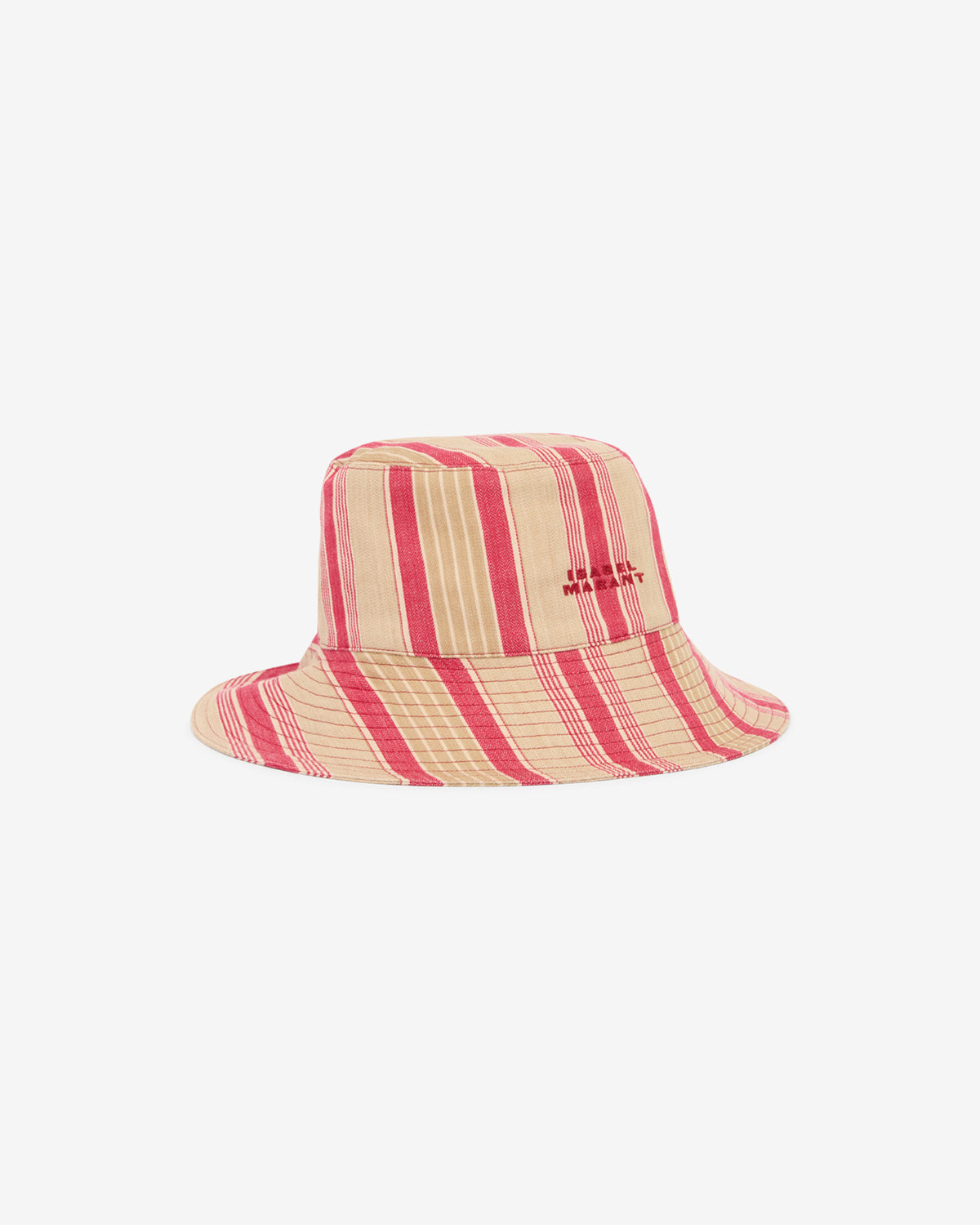 Isabel Marant Shaelyn CU074XFA bob coton rouge rayé