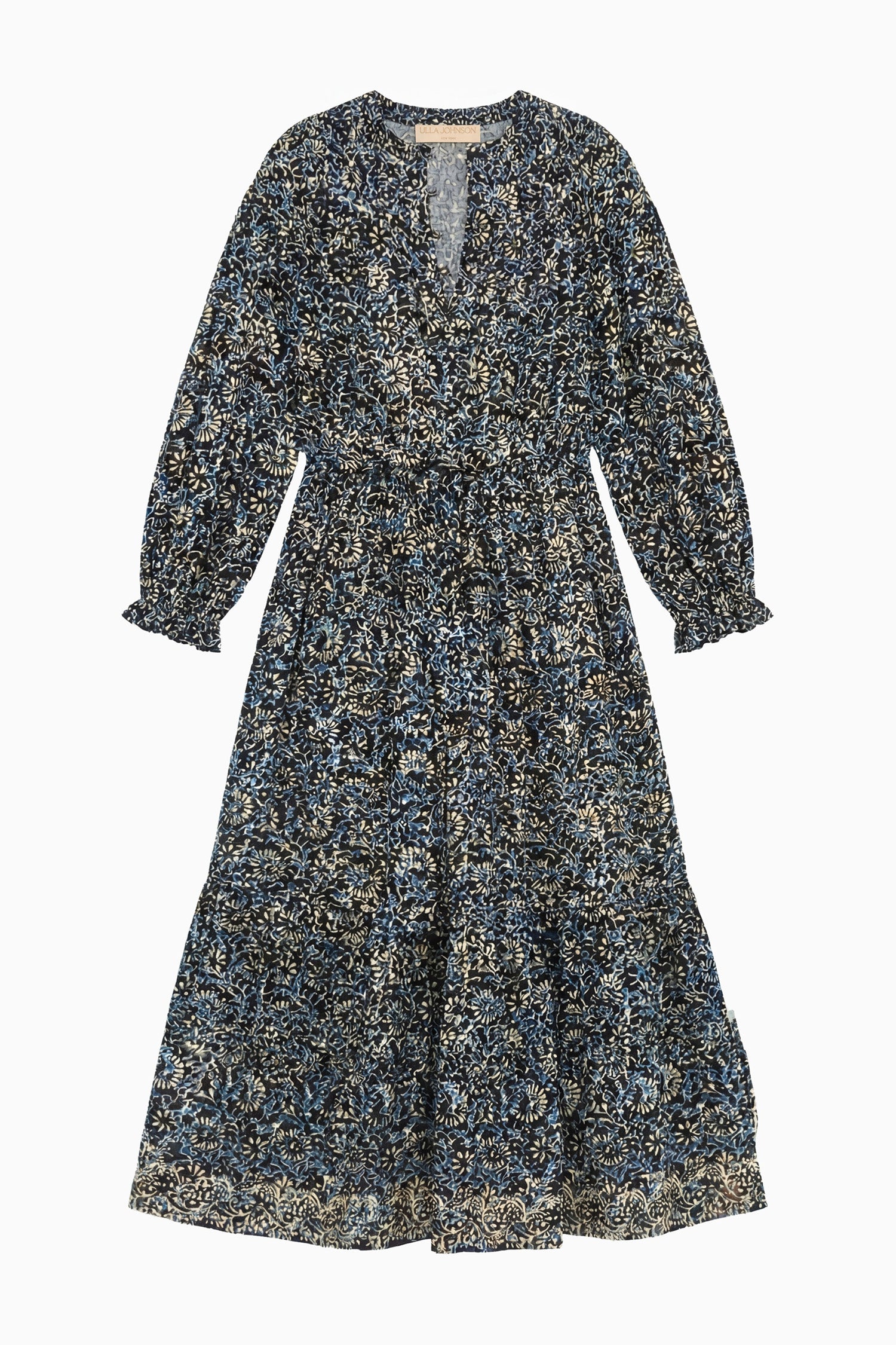 Ulla Johnson Serephina robe Midnight Bloom fleurie ceinture