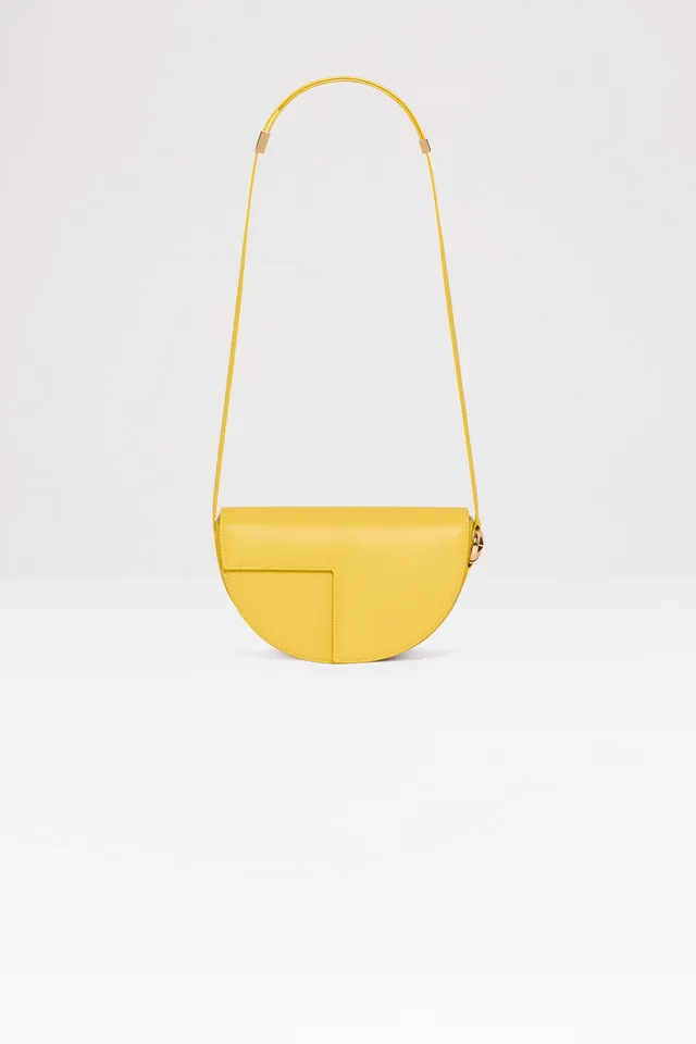Patou BA0015002203Y sac cuir jaune Sun édition limitée
