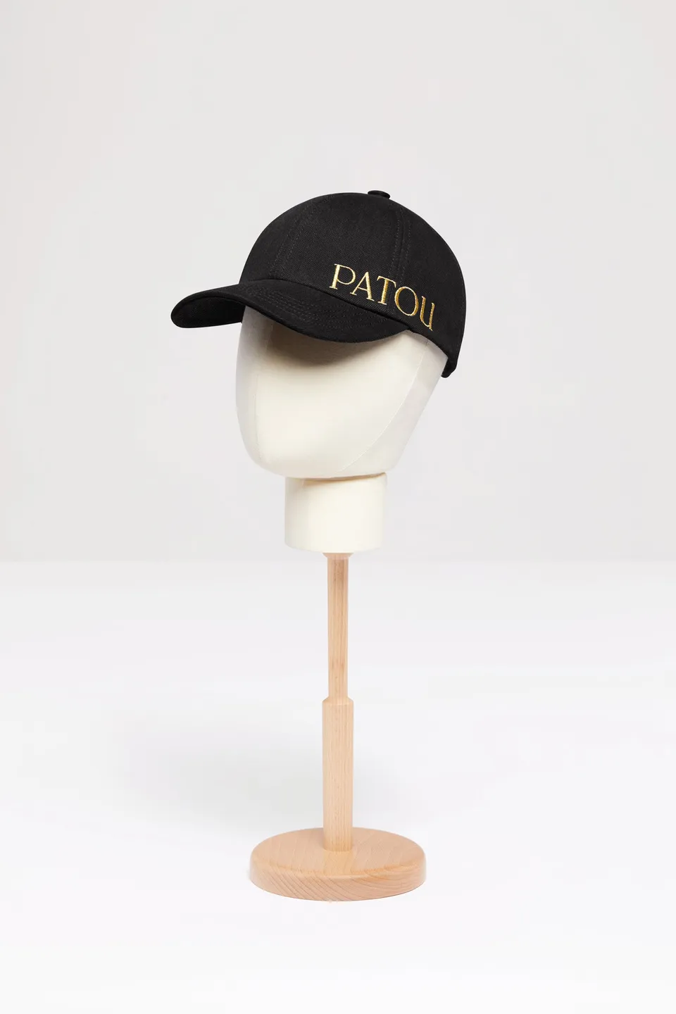 Patou AC040 casquette denim coton bio noire M 58 cm