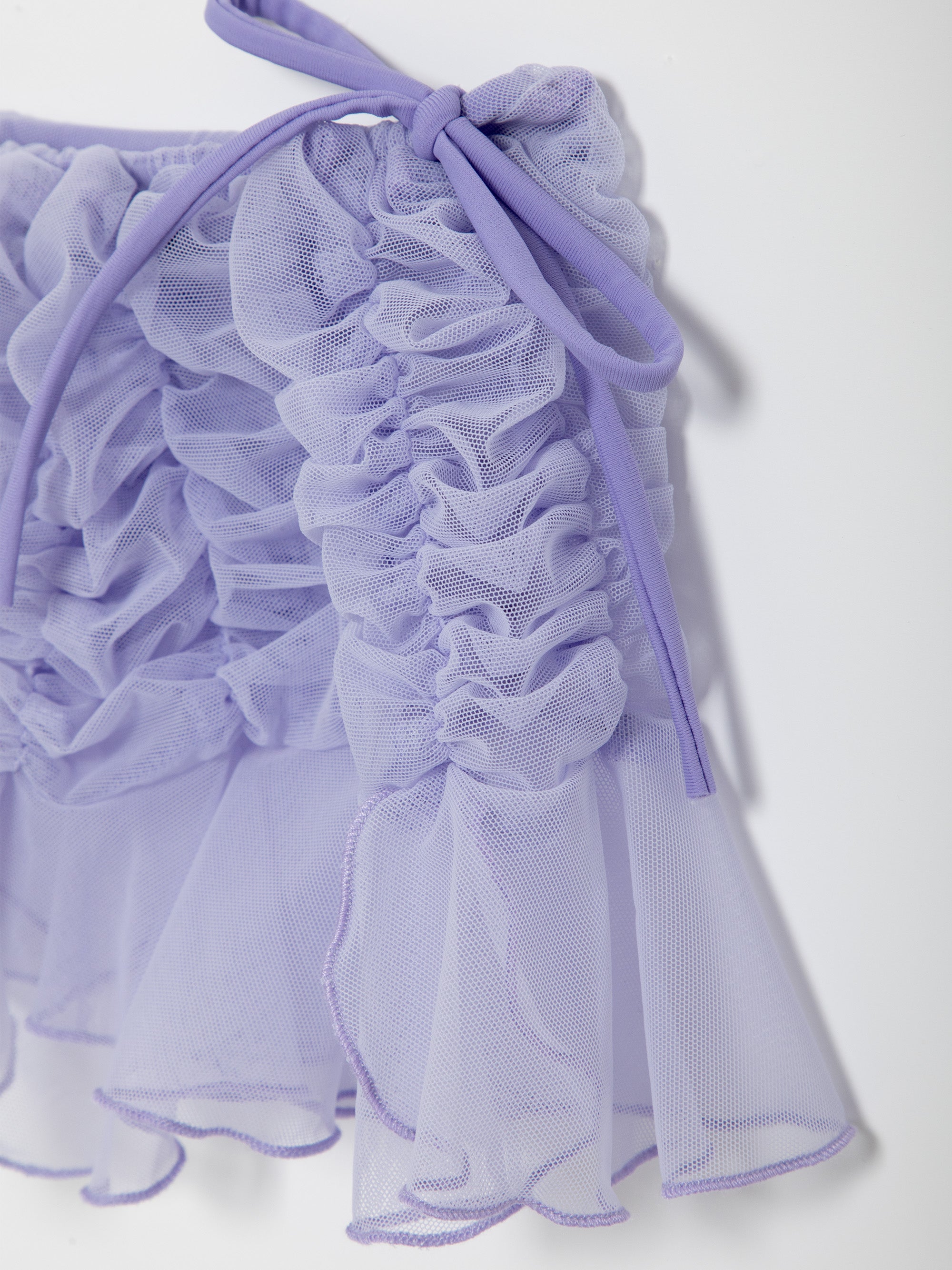 Ester Manas Mini Manas Lilac Mini jupe lavande tulle