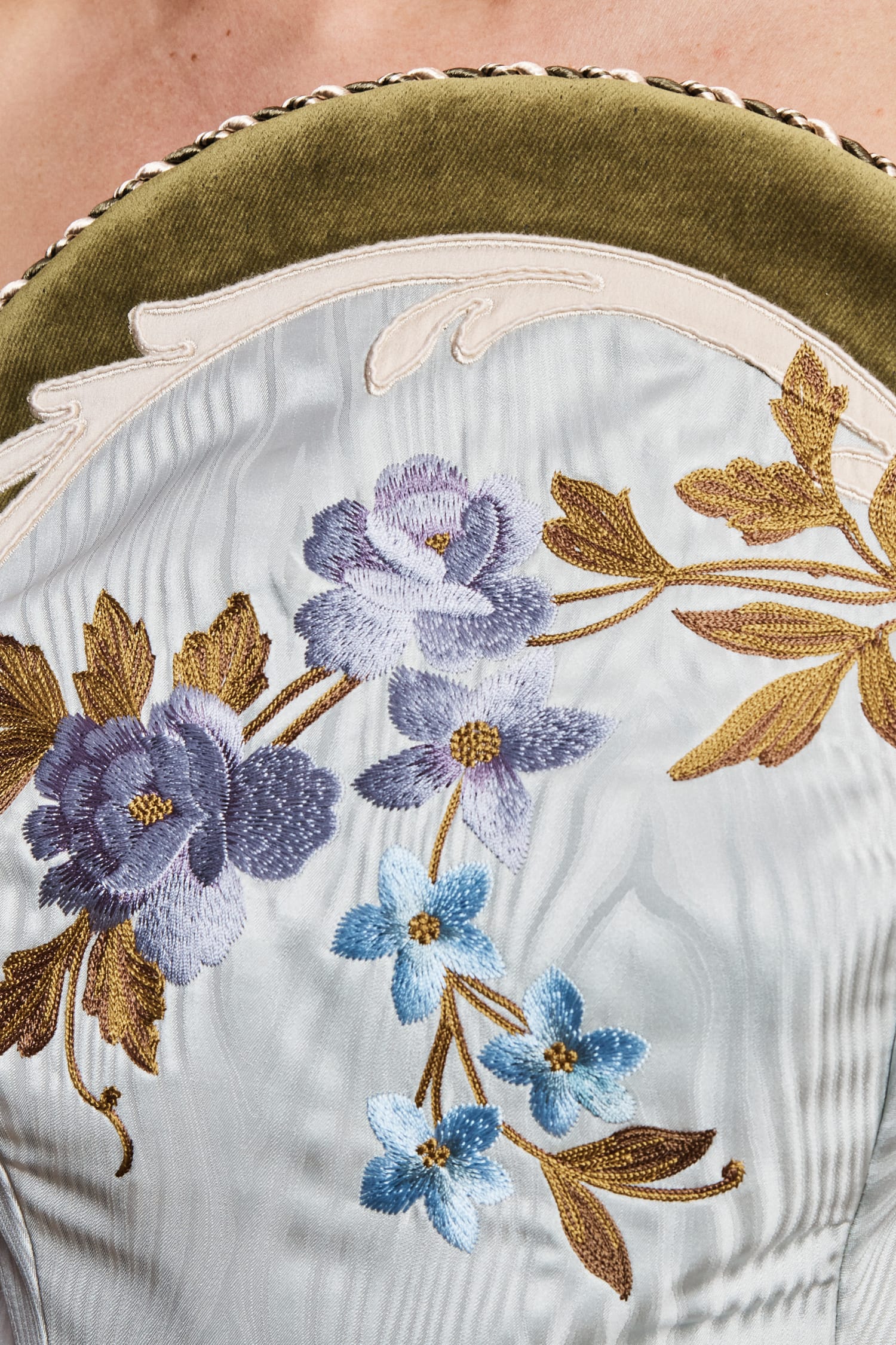 Alemäis Odessa robe midi bustier brodée florale