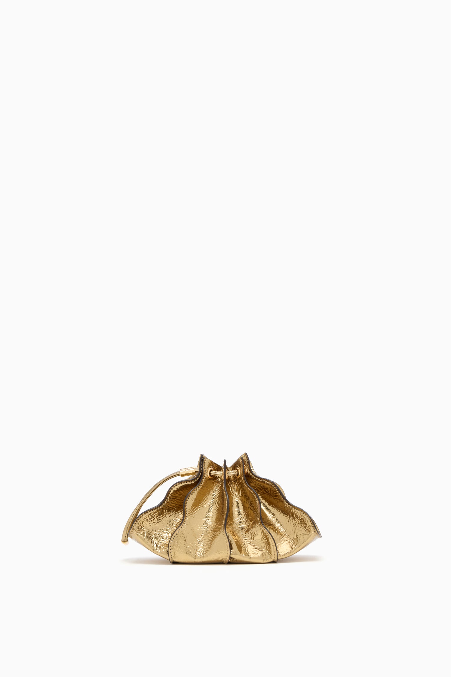 Ulla Johnson Adria Sac doré cuir agneau chaîne