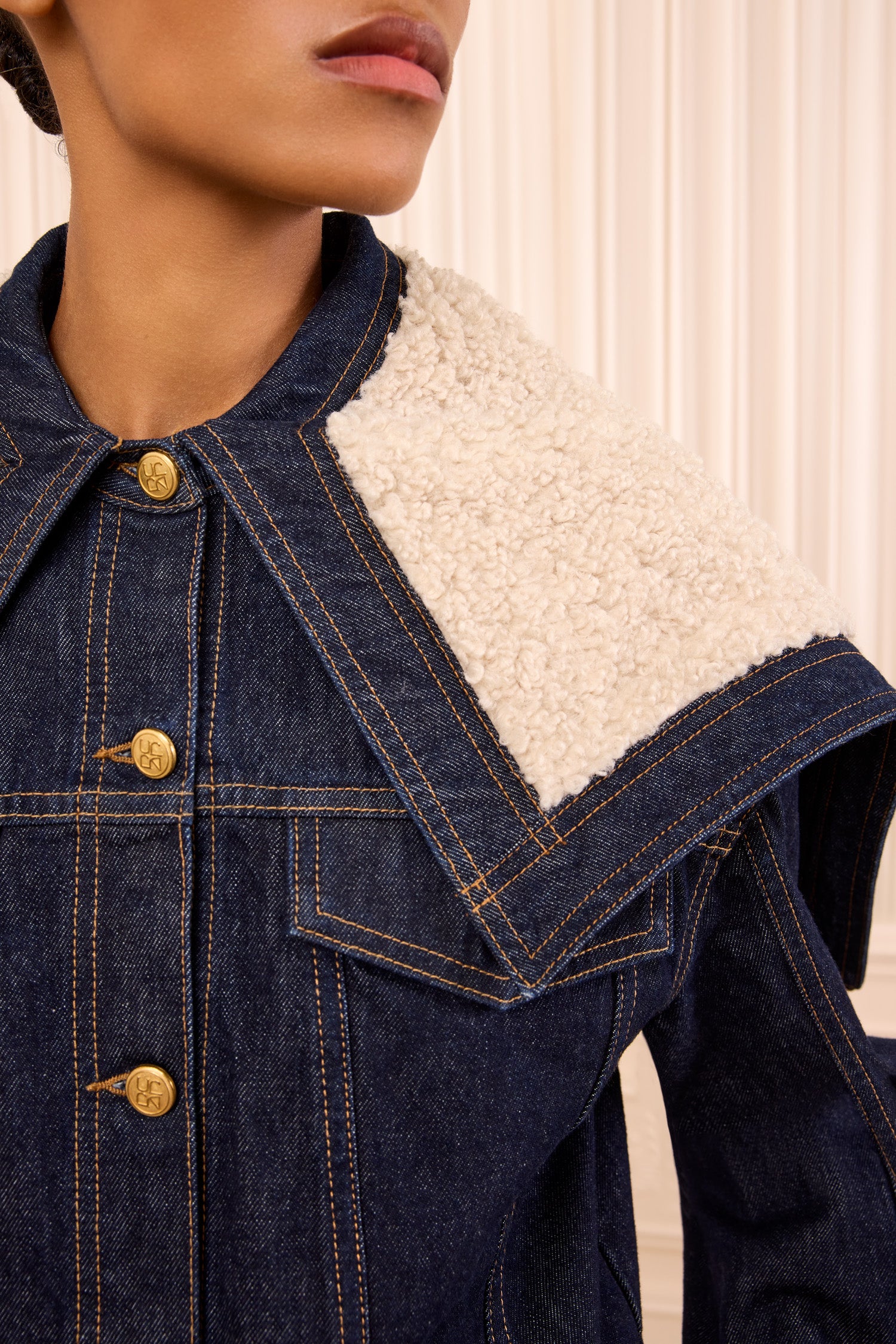 Ulla Johnson Sybil UJ9905057 veste jean denim Tigris coton