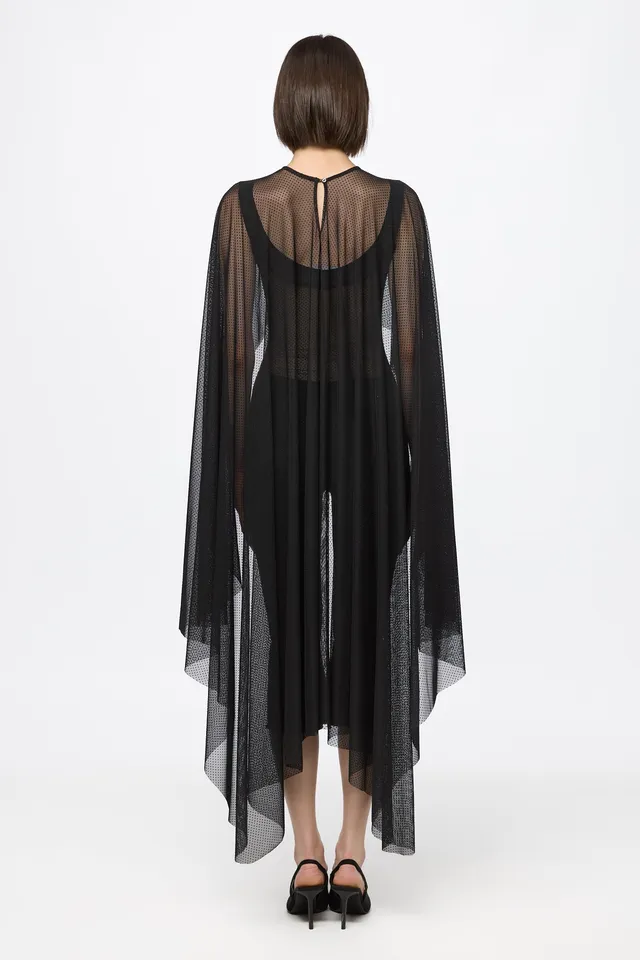ATU Body Couture Tops and Jackets Mesh Cape cape noire TU