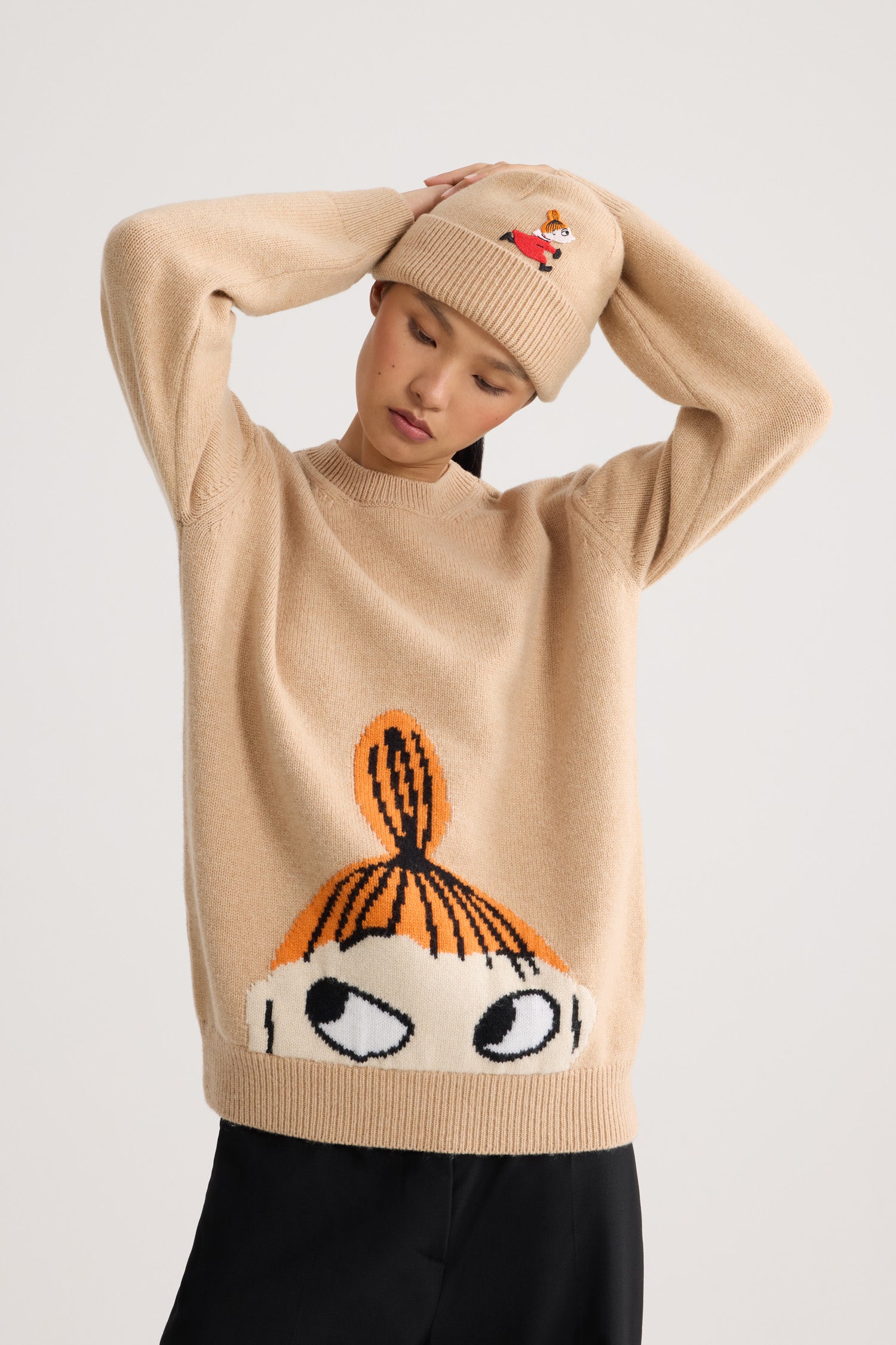 Patou Knitwear pull KN309 Little My beige laine