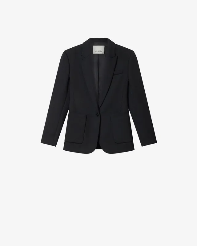 Isabel Marant Pomili VE0799FA veste noir laine tailleur
