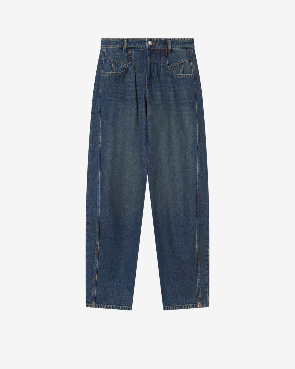 Isabel Marant Lisha jean barrel bleu taille haute