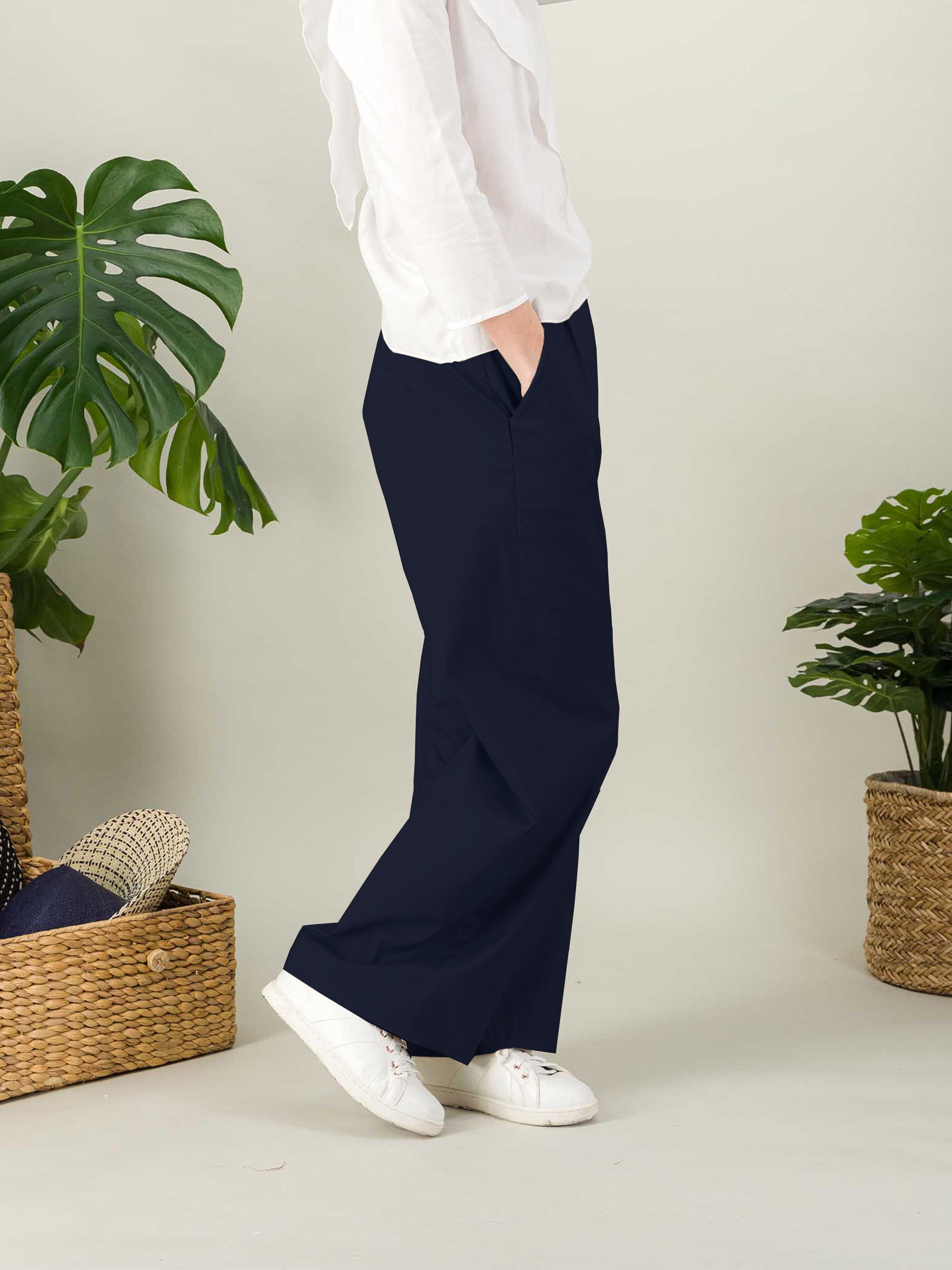 Anahide Saint André MARIUS pantalon large coton beige 38