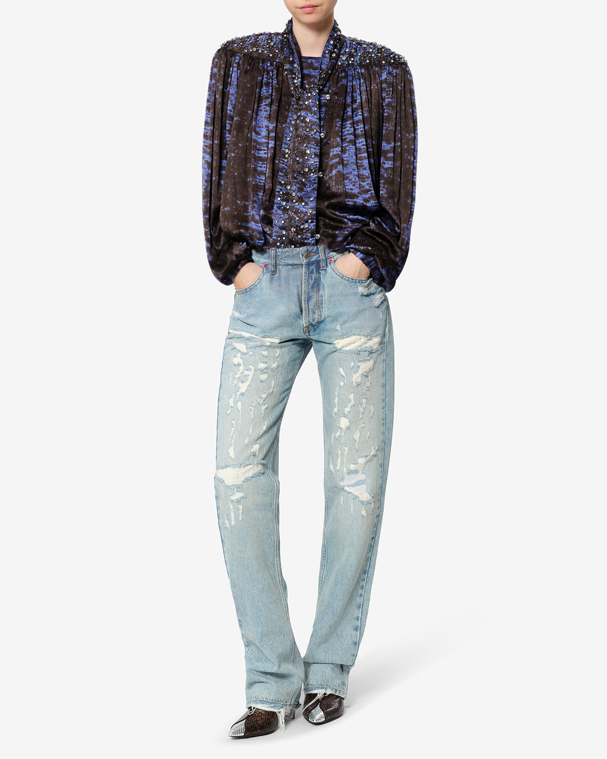 Isabel Marant Tops Blouse Loyra chemise soie nuit