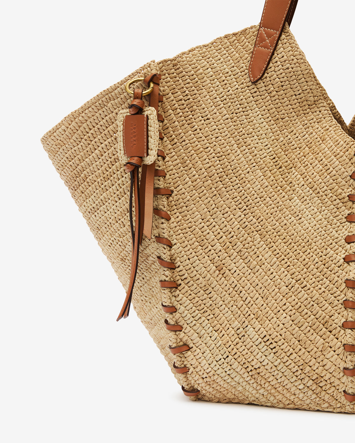 Isabel Marant Tampa Tote sac cabas raphia naturel