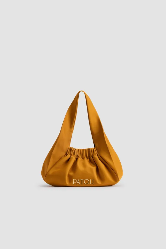 Patou Biscuit AC054 sac satin recyclé doré