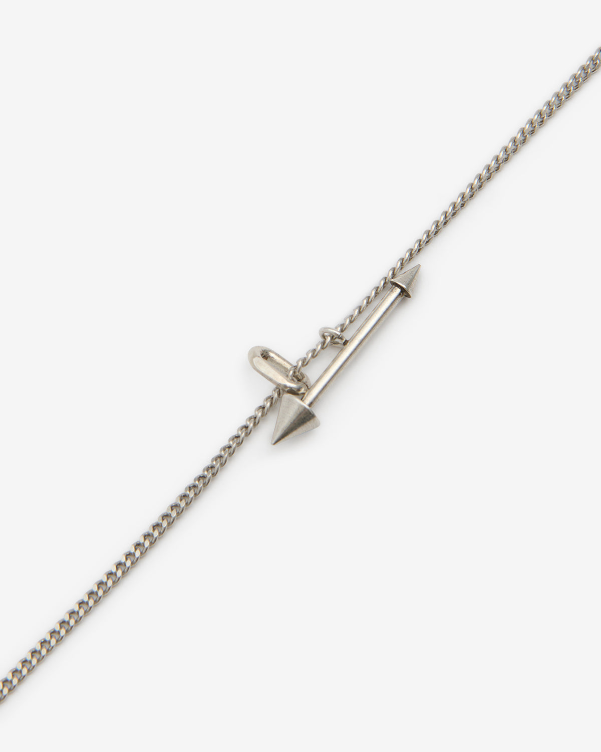 Isabel Marant Arrow CO0211HA collier argent laiton flèche