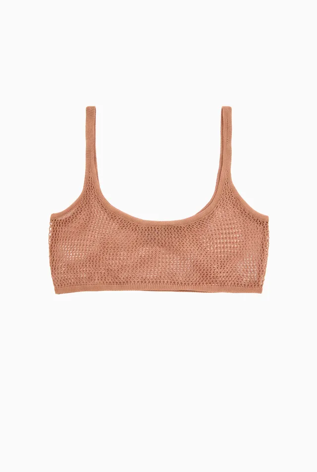Ulla Johnson Veda Mesh Bra brassière Shell