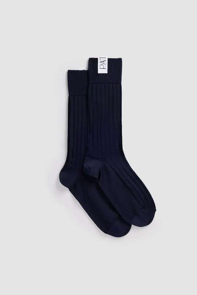 Patou P26AC1190256694N chaussettes viscose Deep Sea Blue