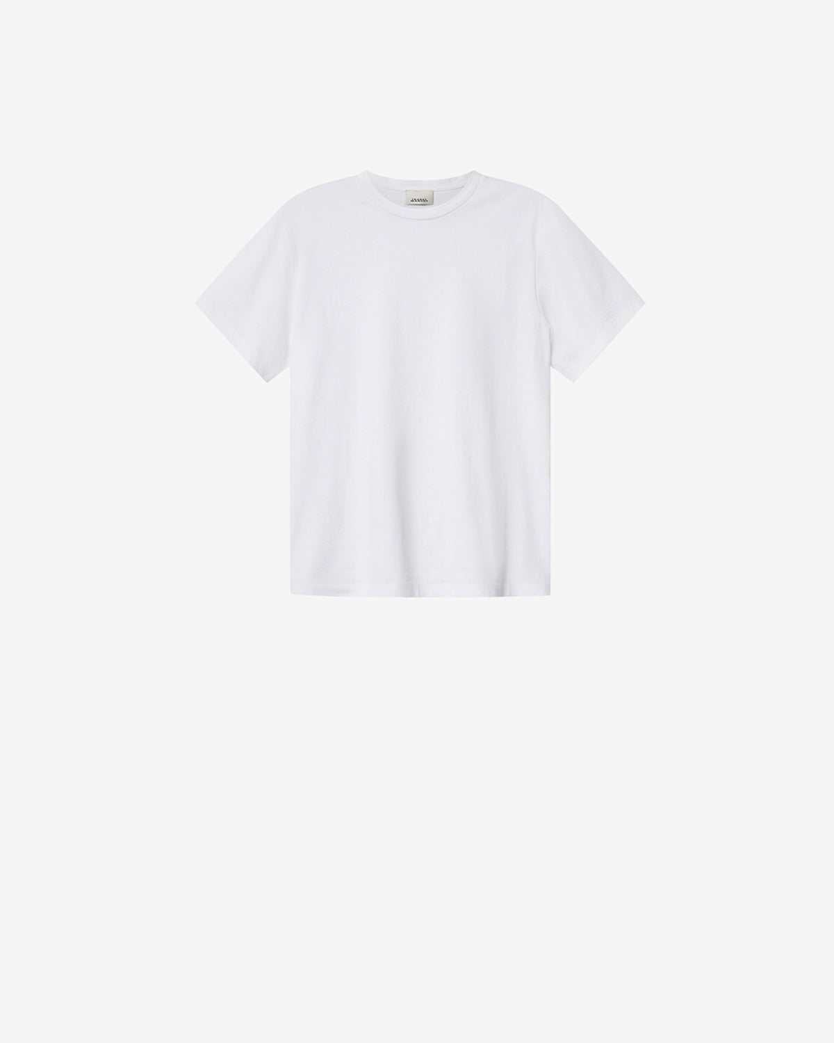 Isabel Marant Zewel T-shirt Blanc Coton Logo Dos