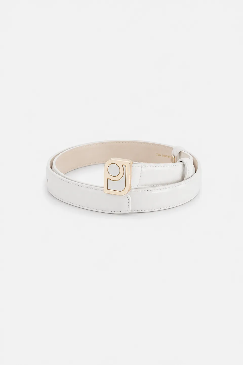 Paul & Joe Sacs ceinture cuir agneau boucle logo ROSEE