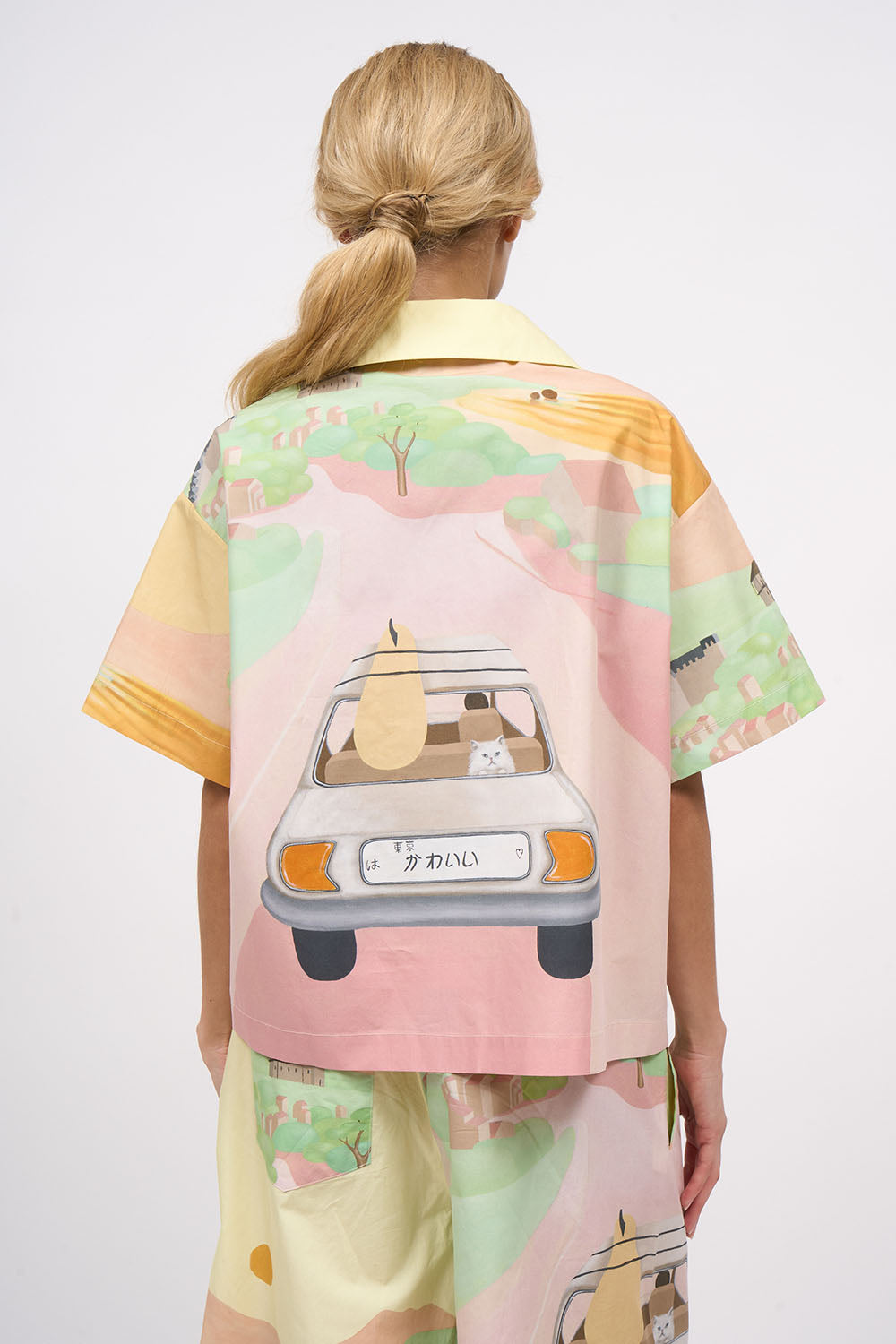 Paul & Joe Hauts chemise Écume coton jaune nacre