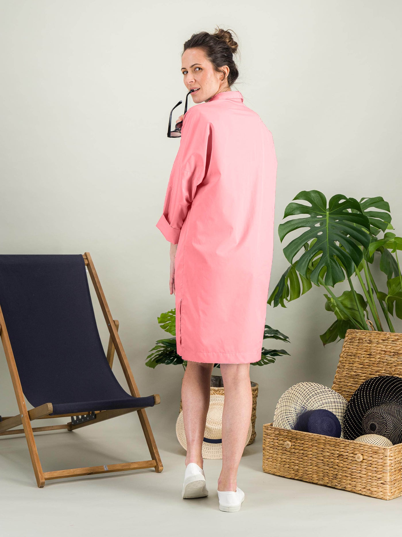 Anahide Saint André Riviera robe chemise coton