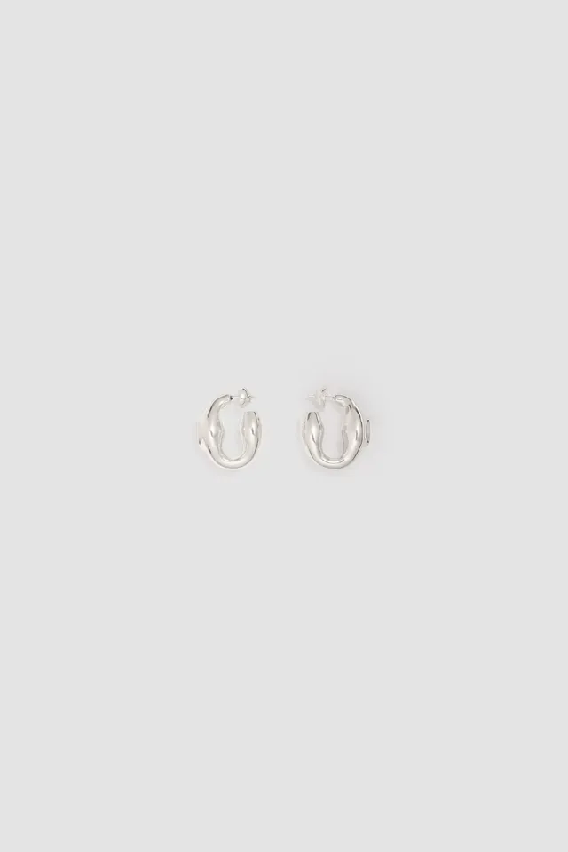 Patou H25JW160 boucles d'oreilles chevalière argenté
