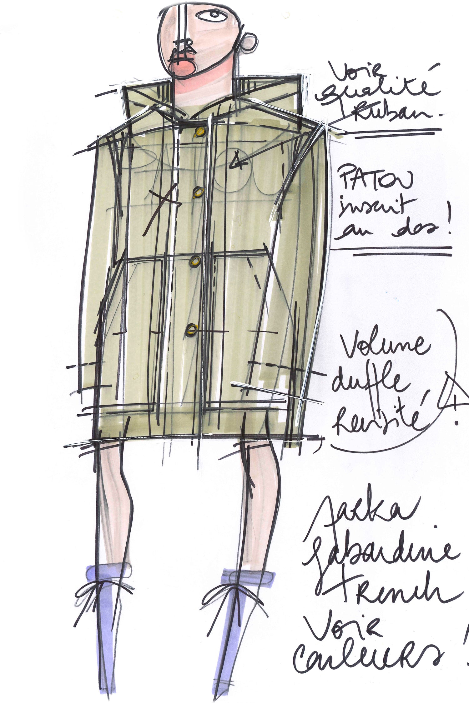 Patou OU010 parka coton bio bronze taille S