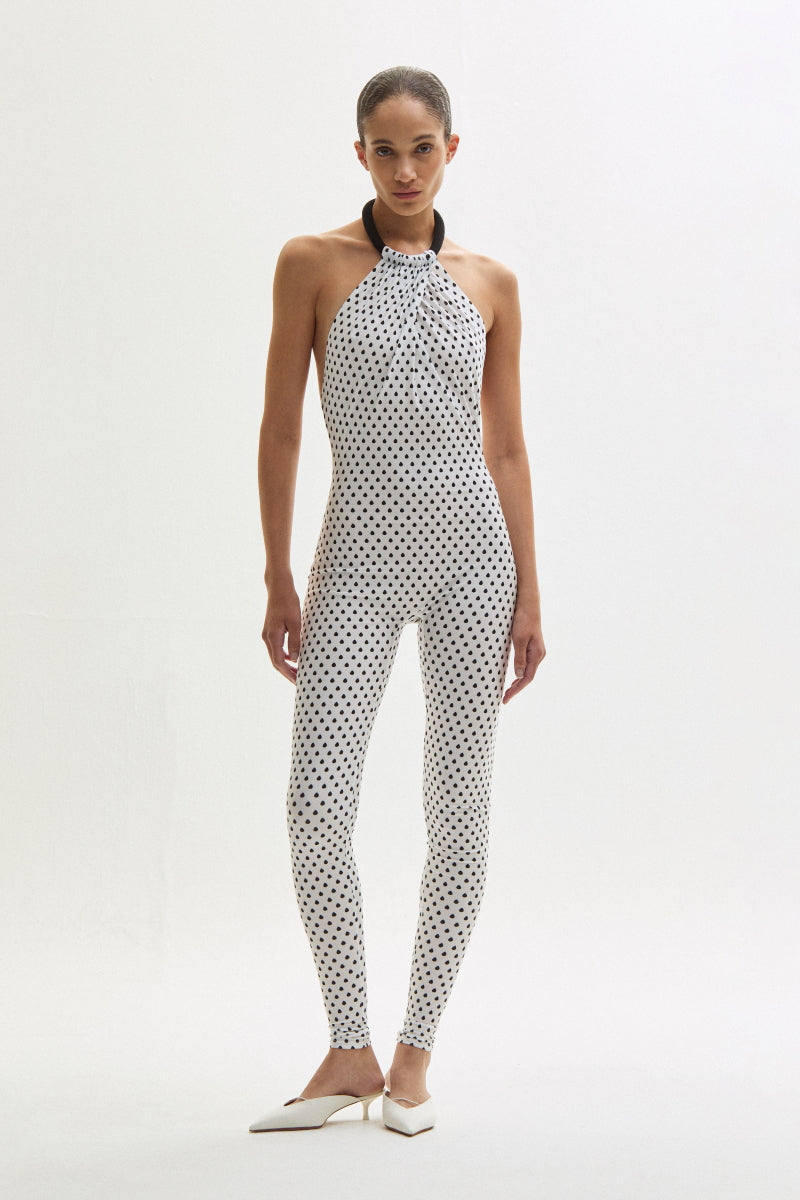 ATU Body Couture Teardrop combinaison blanche motif larmes S