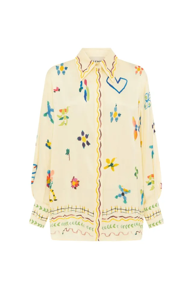 Alemaïs Sidi chemise soie satinée fluide
