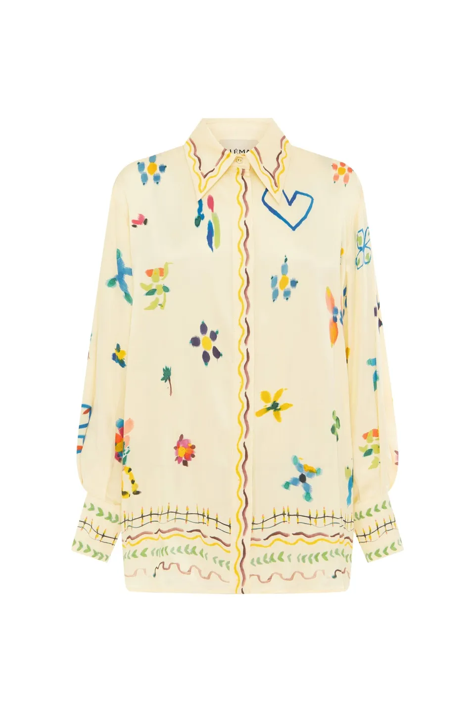 Alemaïs Sidi chemise soie satinée fluide
