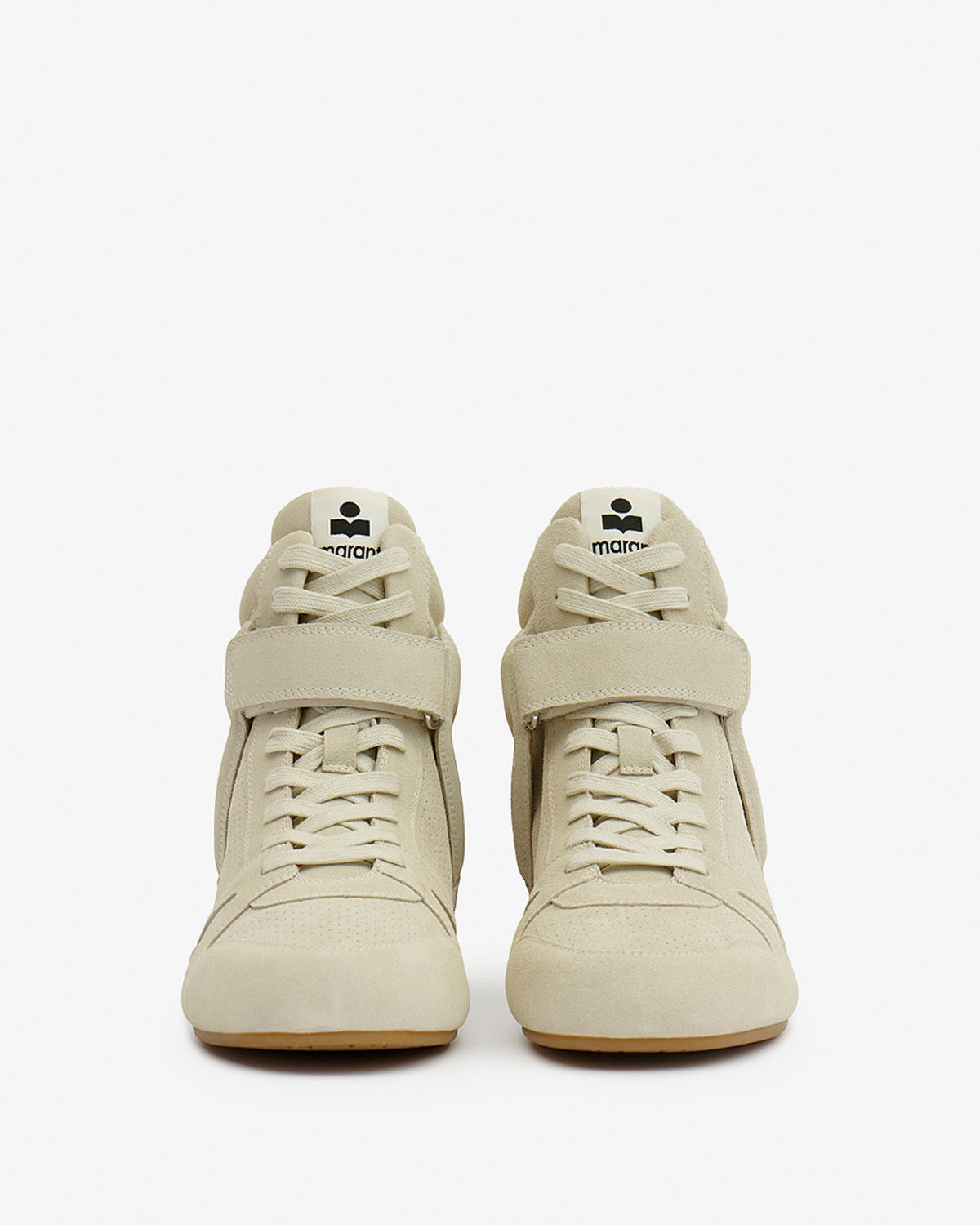 Isabel Marant Sennyh BK0096 baskets montantes beige cuir homme