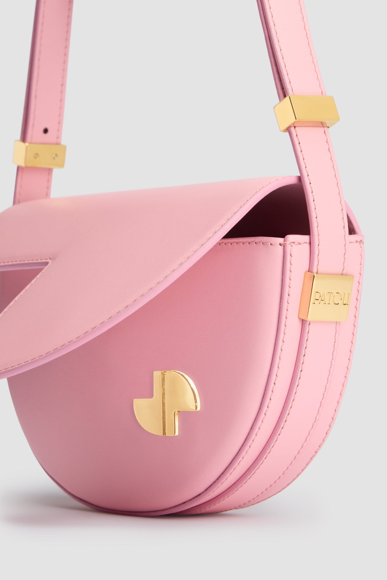 Patou H24BA0245000425P Le Petit Patou sac cuir rose