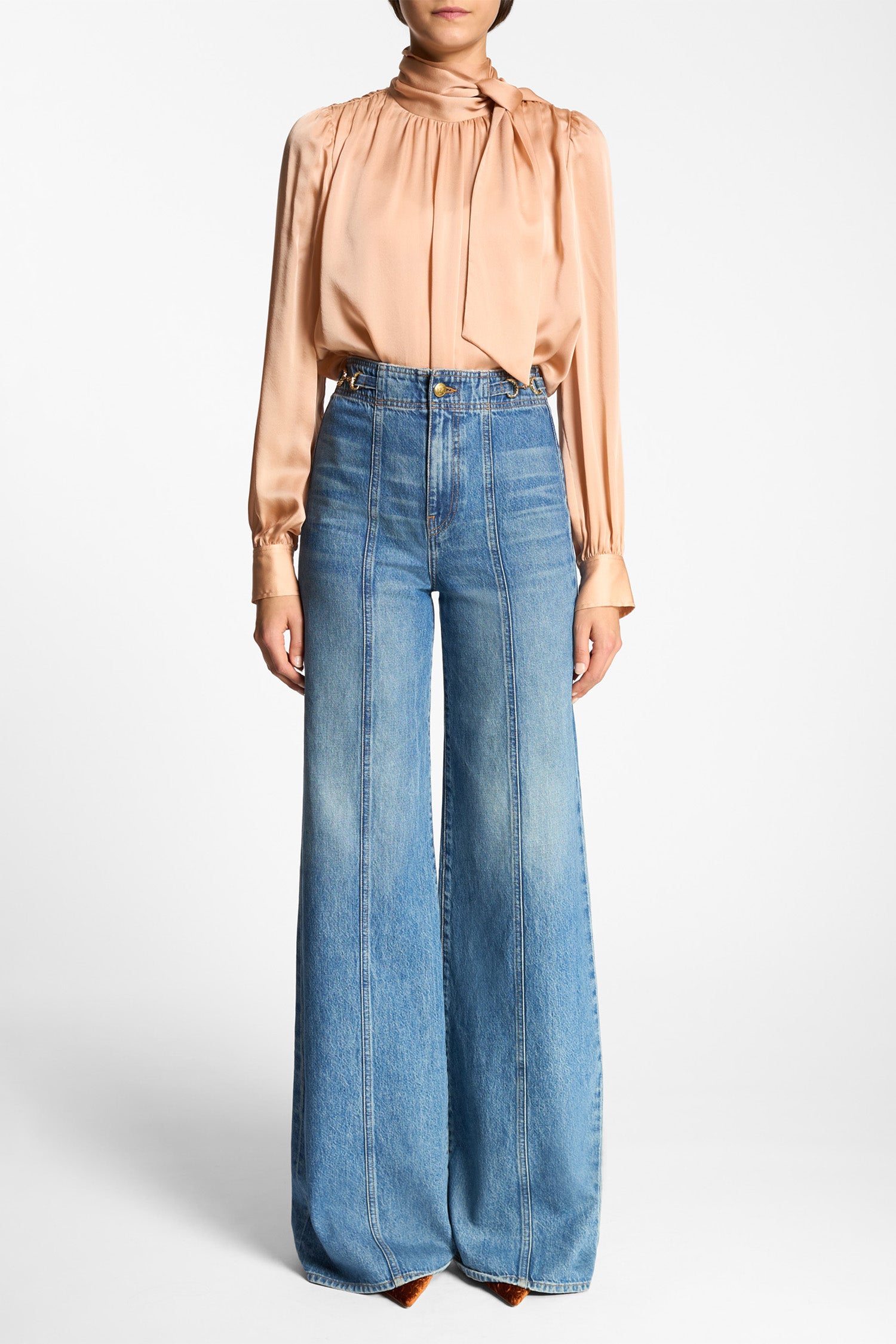 Ulla Johnson Delphine jean flare danube indigo