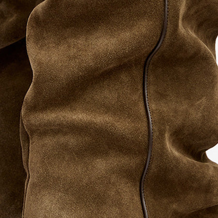 Isabel Marant Elita bottes bronze suède talon 5,5 cm